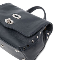 Zanellato Postina Daily Baby Leather Handbag Blue