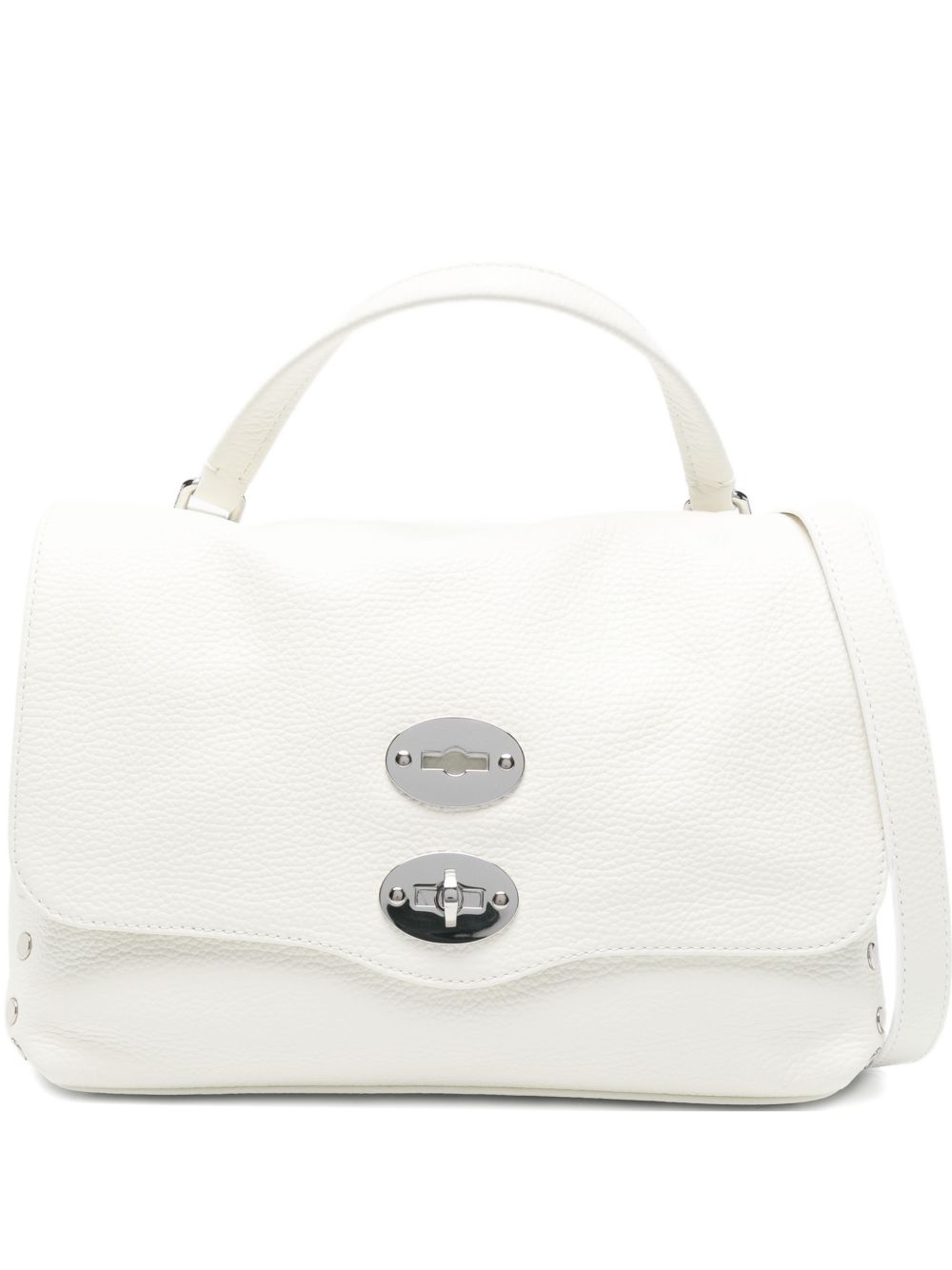 Zanellato Postina Daily Small Leather Handbag White