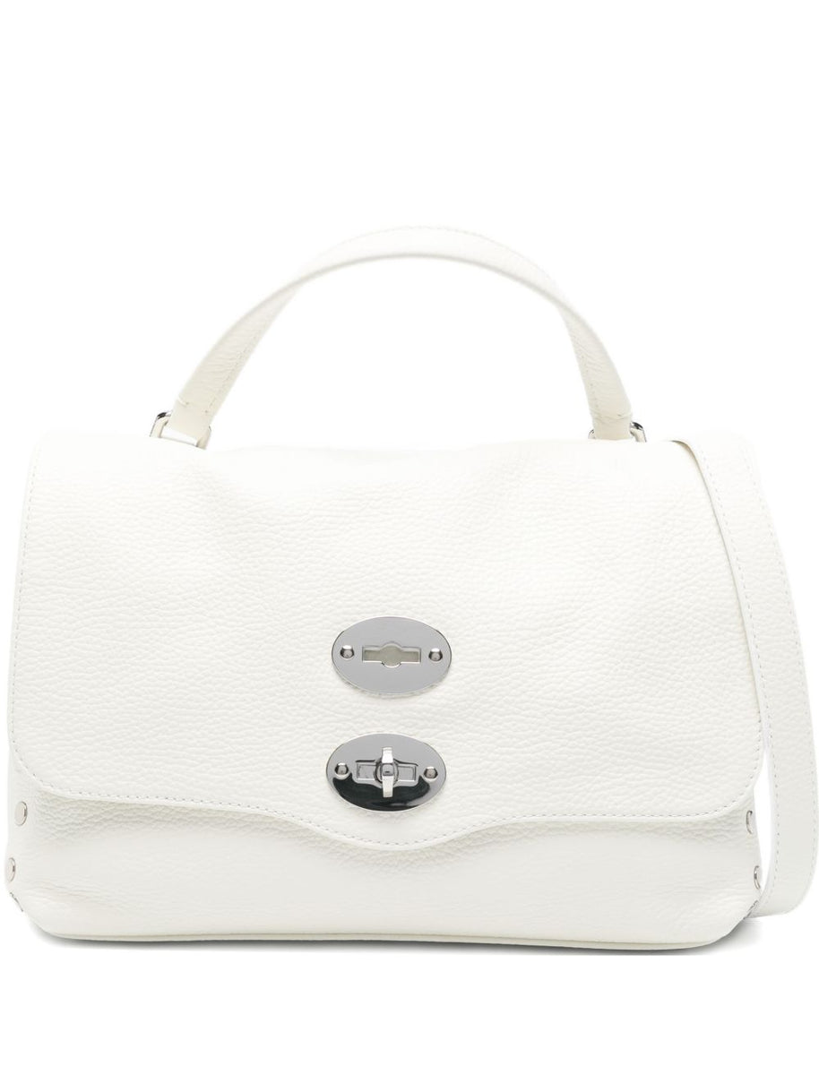 Zanellato Postina Daily Small Leather Handbag White