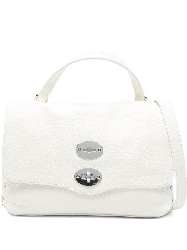 Zanellato Postina Daily Small Leather Handbag White