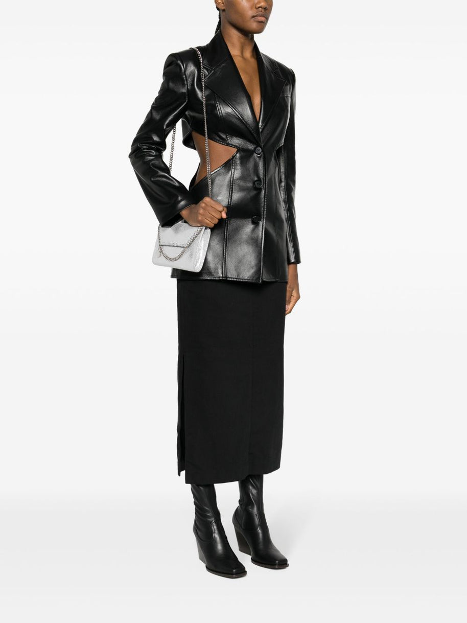 Stella McCartney Falabella Wallet On Chain Silver