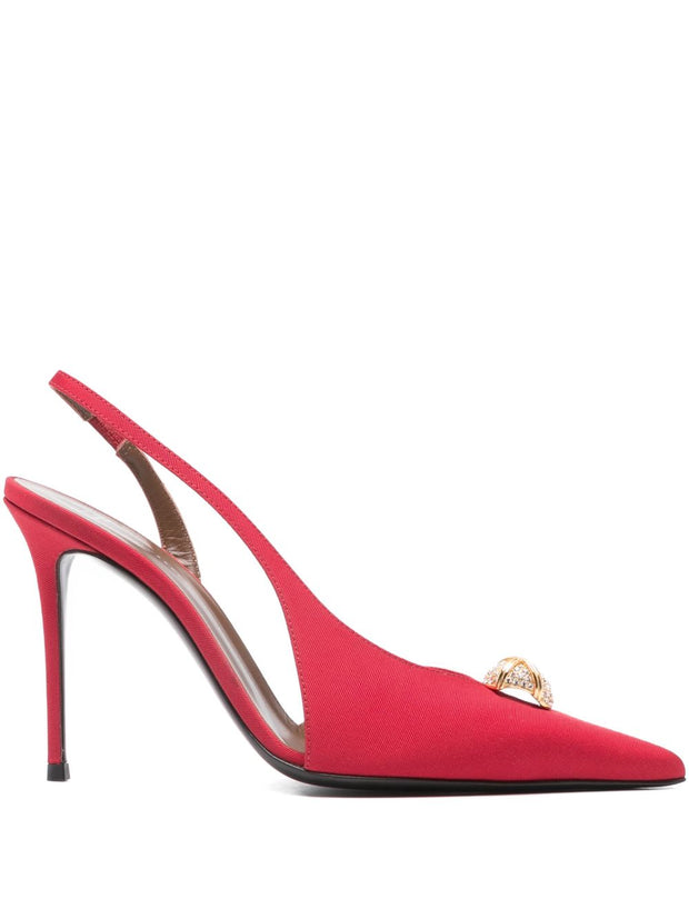 Giuseppe Zanotti Carole Slingback Pumps Red