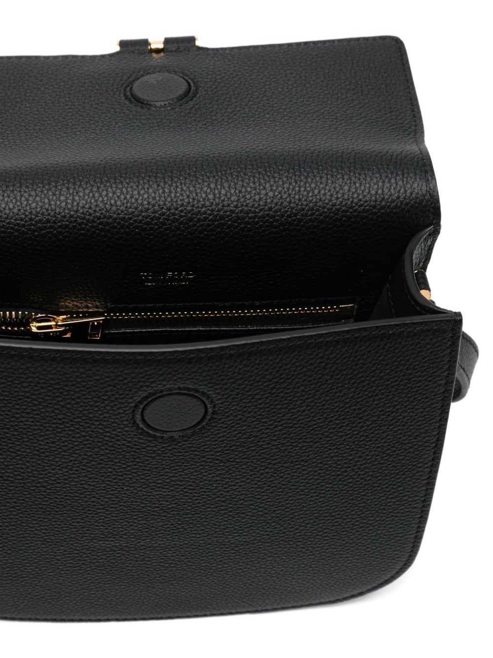Tom Ford Tara Mini Leather Crossbody Bag Black