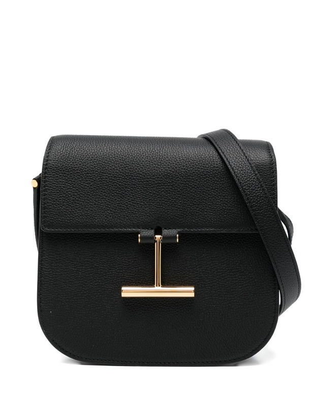 Tom Ford Tara Mini Leather Crossbody Bag Black