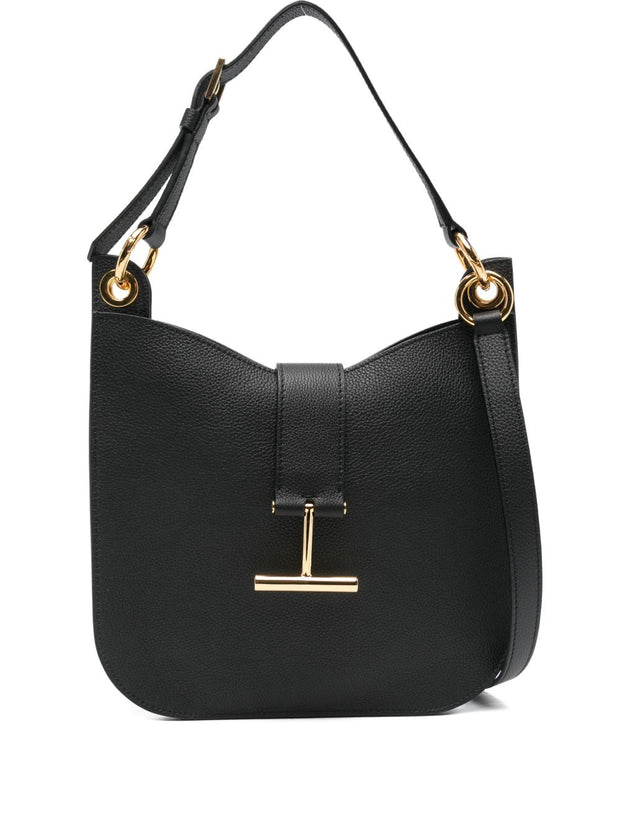 Tom Ford Tara Small Leather Crossbody Bag Black