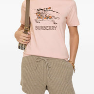 Burberry EKD Cotton T-shirt Lilac