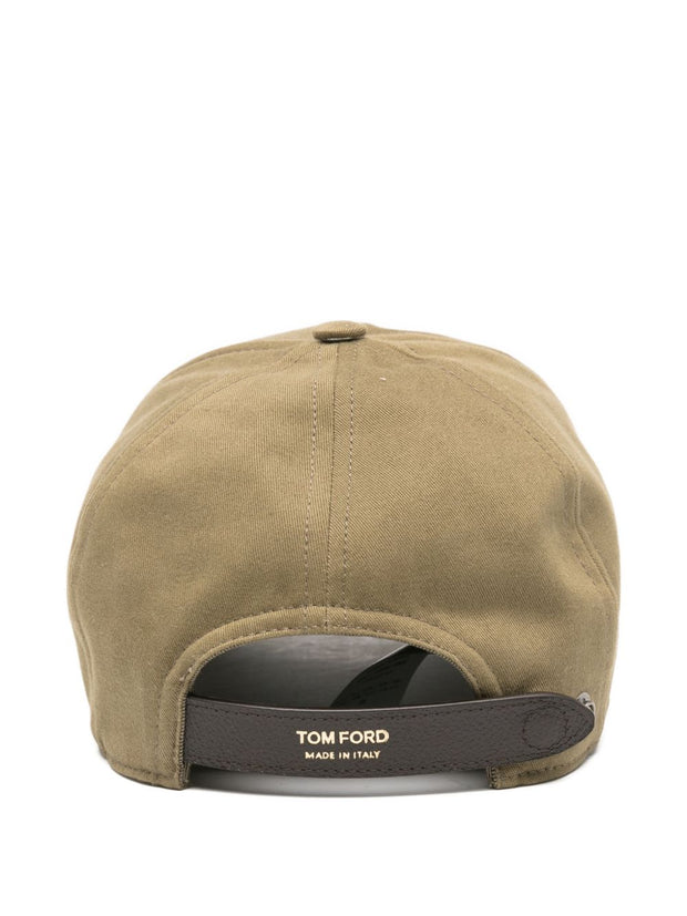 Tom Ford Logo Canvas Baseball Cap