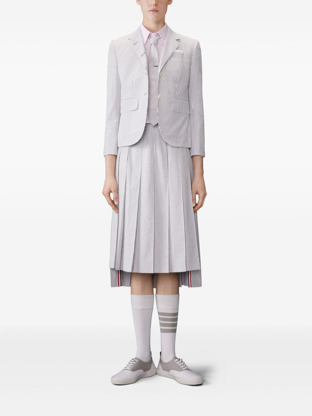 Thom Browne Cotton Cropped Shirt Pink