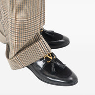 Valentino Garavani Vaniteux Leather Loafers Black