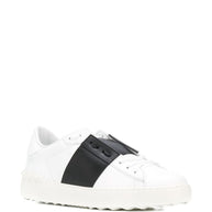 Valentino Garavani Open Leather Sneakers Black