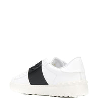 Valentino Garavani Open Leather Sneakers Black