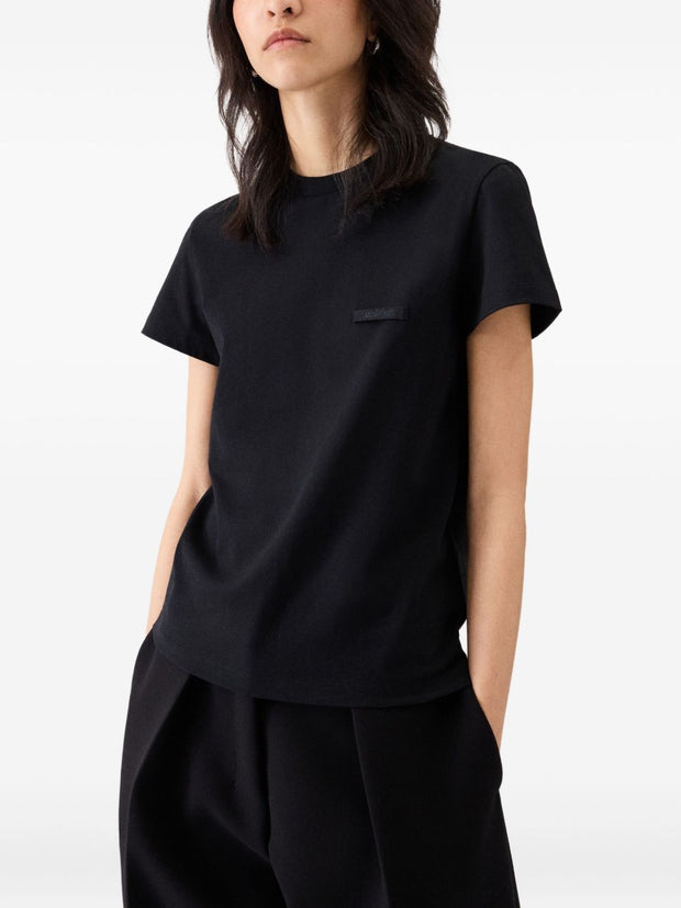 JACQUEMUS Le T-shirt Gros Grain Black