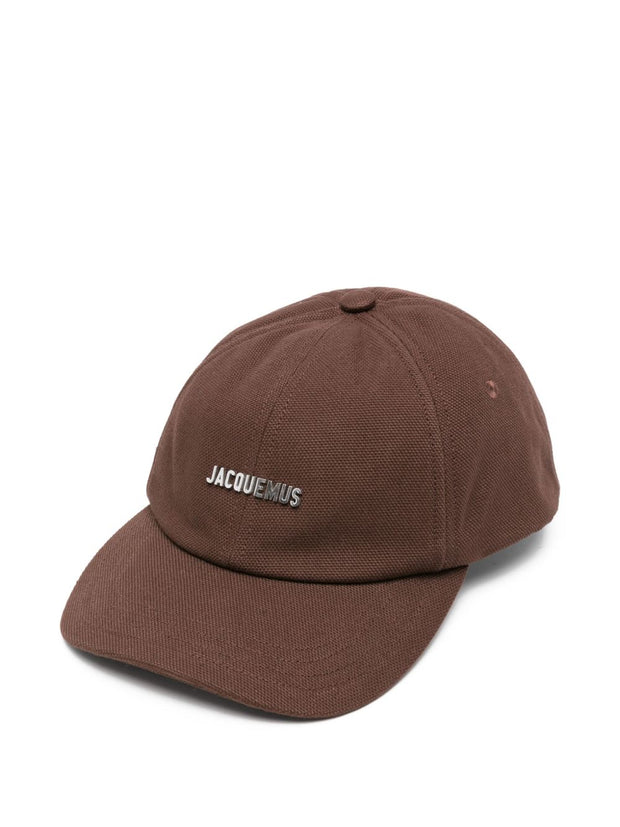 JACQUEMUS La Casquette Gadjo Baseball Cap Brown