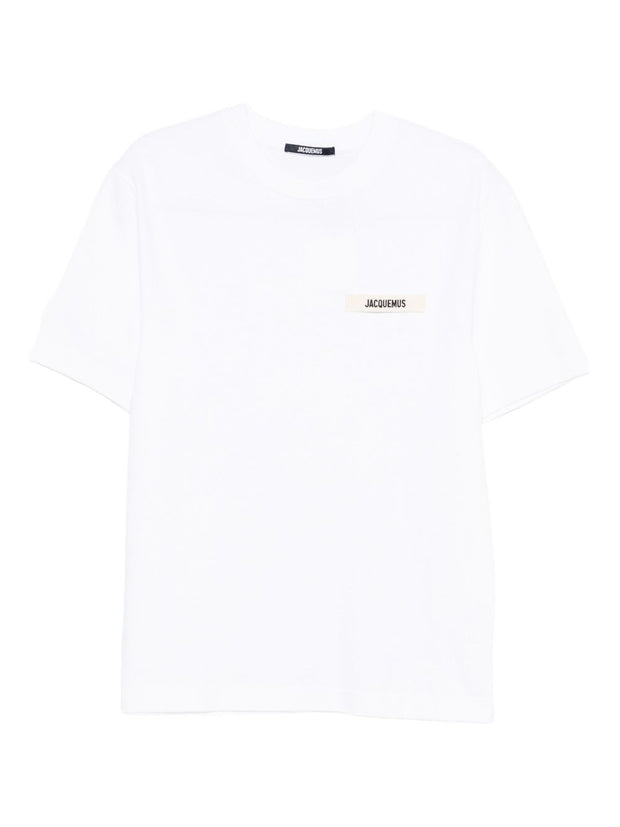 JACQUEMUS Logo Cotton T-shirt White