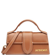 JACQUEMUS Le Bambino Leather Handbag Leather Brown
