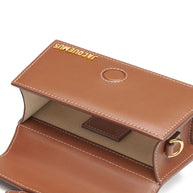JACQUEMUS Le Bambino Leather Handbag Leather Brown