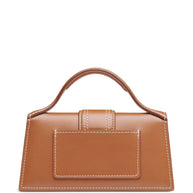 JACQUEMUS Le Bambino Leather Handbag Leather Brown