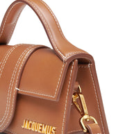 JACQUEMUS Le Bambino Leather Handbag Leather Brown
