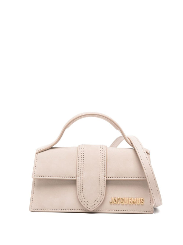 JACQUEMUS Le Bambino Leather Handbag Beige