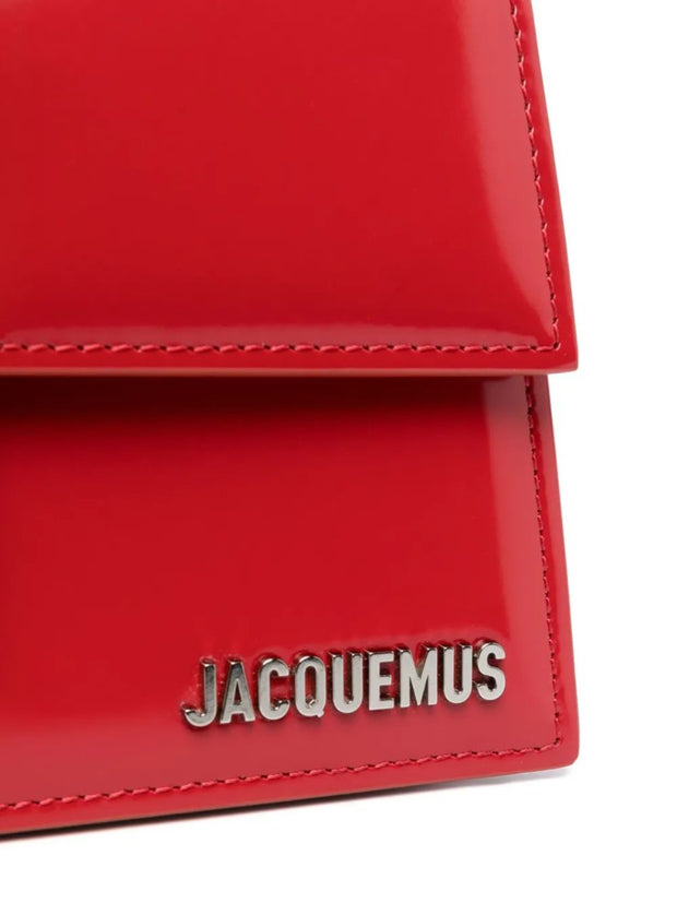JACQUEMUS Le Bambino Leather Handbag Red