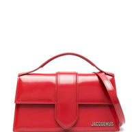 JACQUEMUS Le Bambino Leather Handbag Red