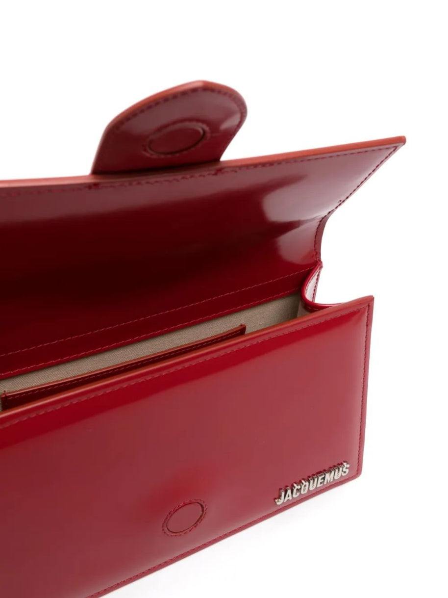 JACQUEMUS Le Bambino Leather Handbag Red
