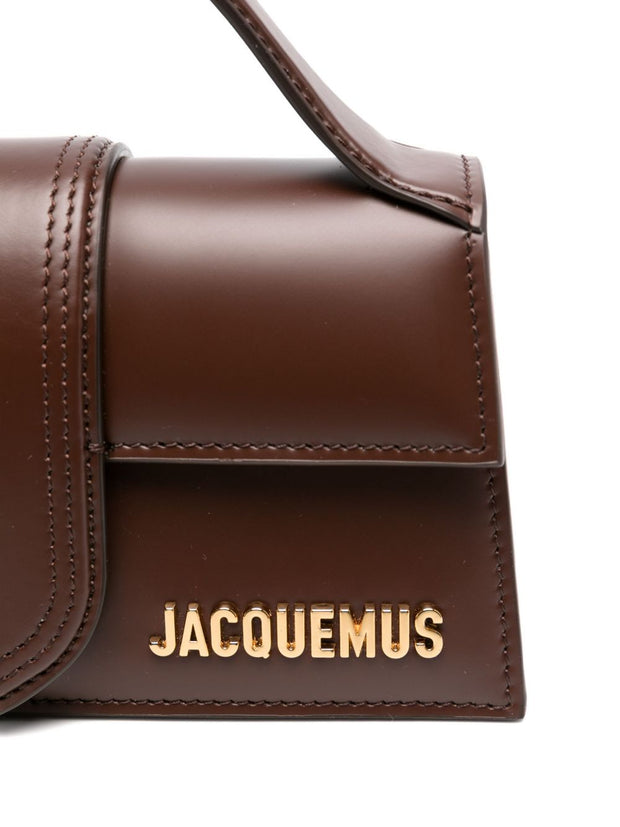 JACQUEMUS Le Bambino Leather Handbag Brown