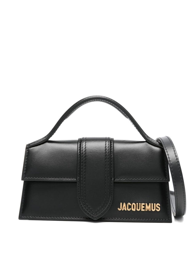 JACQUEMUS Le Bambino Leather Handbag Black