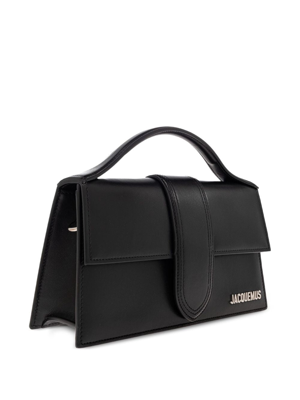 JACQUEMUS Le Grand Bambino Leather Handbag Black