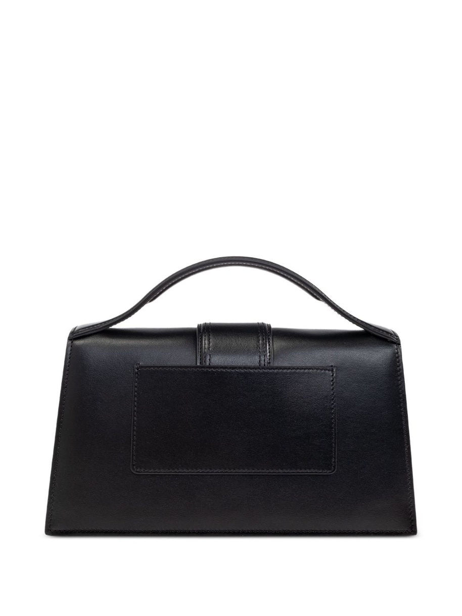 JACQUEMUS Le Grand Bambino Leather Handbag Black