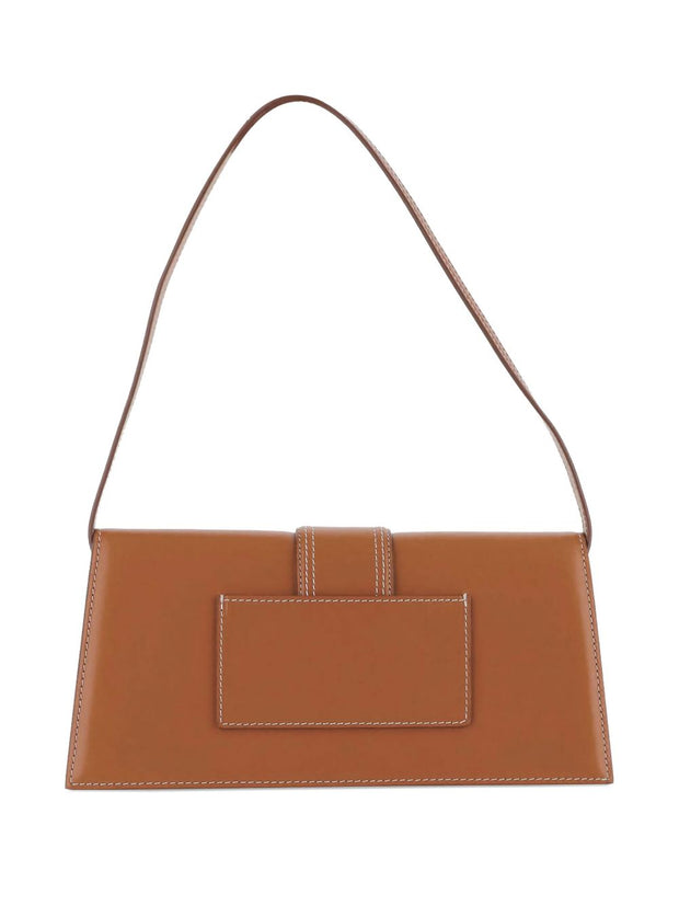 JACQUEMUS Le Bambino Long Leather Shoulder Bag Brown