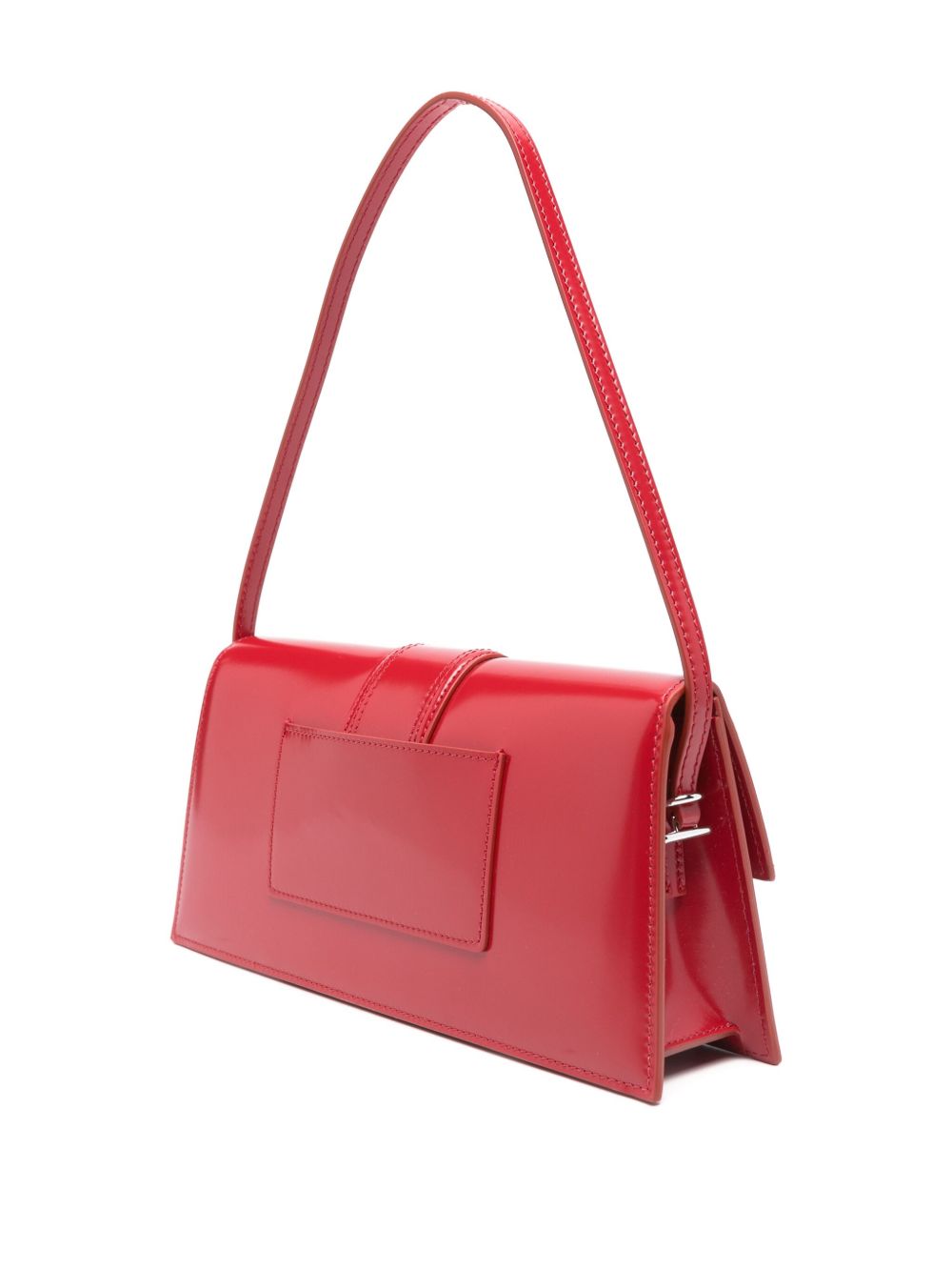JACQUEMUS Le Bambino Long Leather Shoulder Bag Red