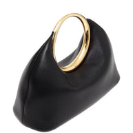 JACQUEMUS Le Petit Calino Leather Clutch Black