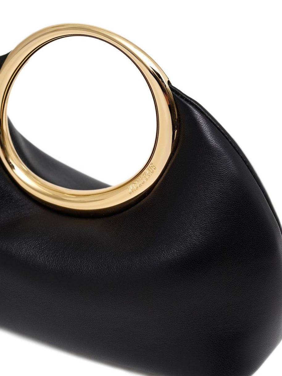 JACQUEMUS Le Petit Calino Leather Clutch Black