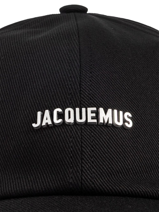 JACQUEMUS La Casquette Gadjo Baseball Cap Black