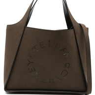 Stella McCartney Stella Logo Tote Bag Brown