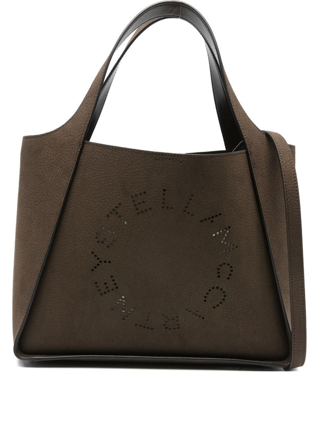 Stella McCartney Stella Logo Tote Bag Brown