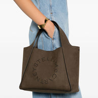 Stella McCartney Stella Logo Tote Bag Brown