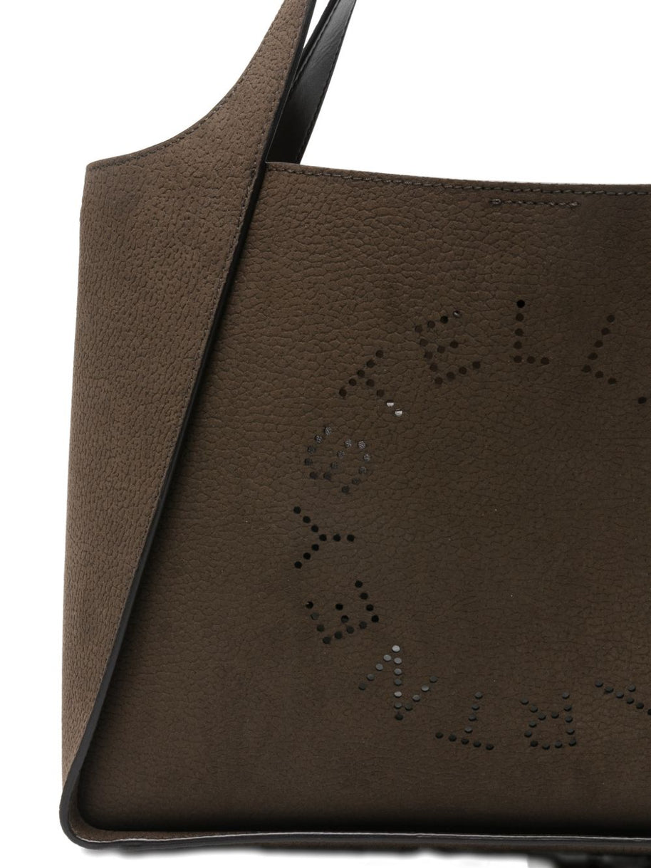 Stella McCartney Stella Logo Tote Bag Brown