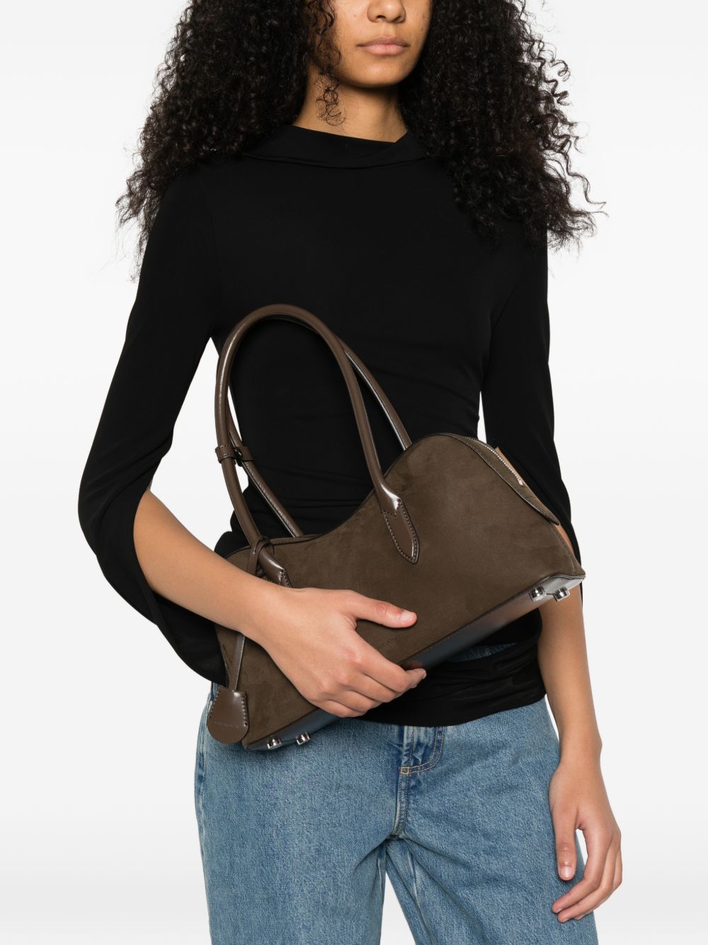 Stella McCartney Stella Ryder Medium Shoulder Bag Brown