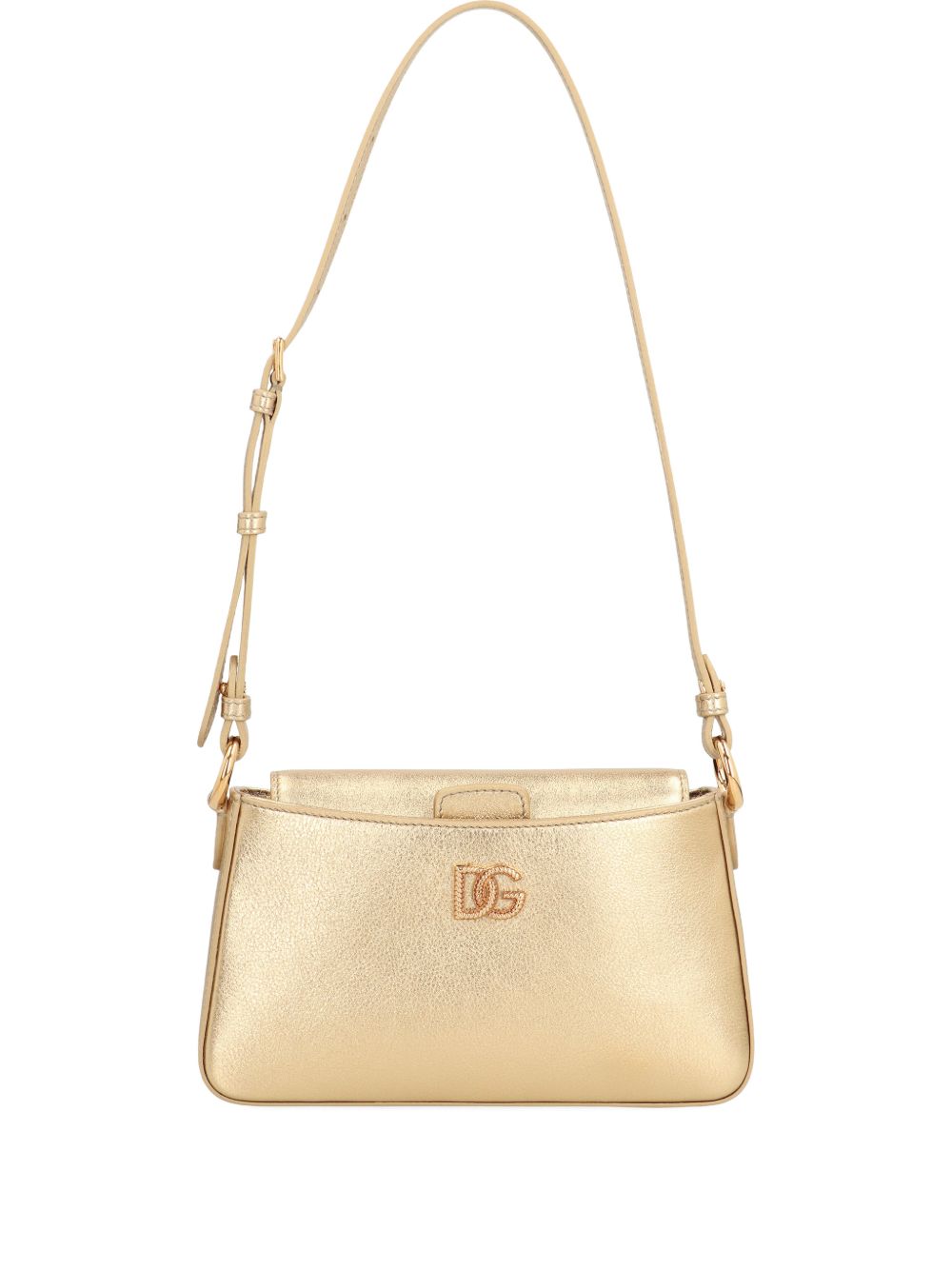 Dolce & Gabbana Leather Phone Bag Golden