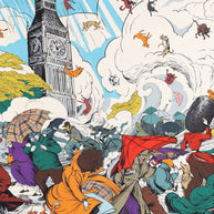 Burberry Printed Silk Foulard Scarf Green