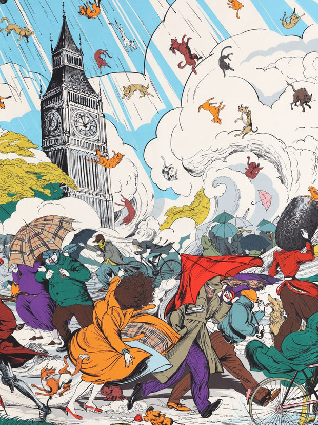 Burberry Printed Silk Foulard Scarf Green