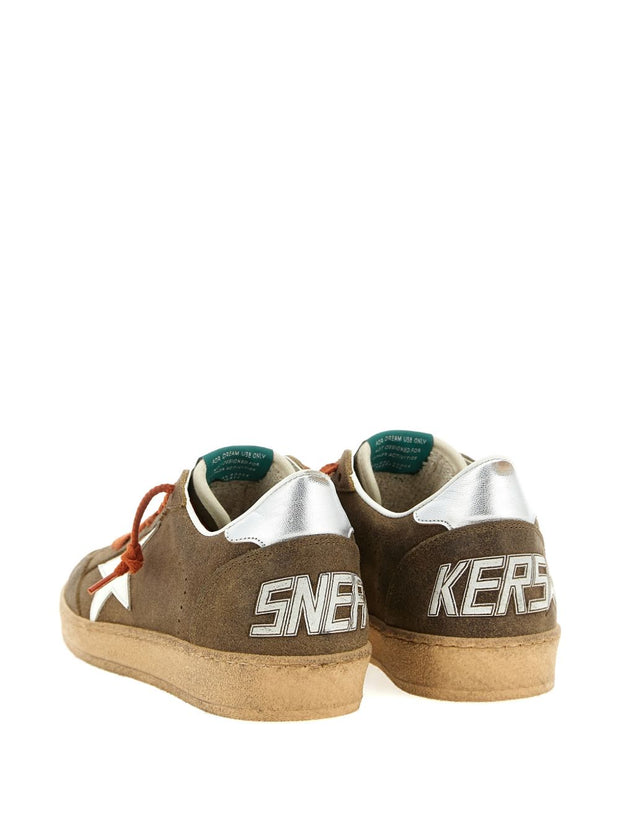 Golden Goose Ball Star Leather Sneakers Brown