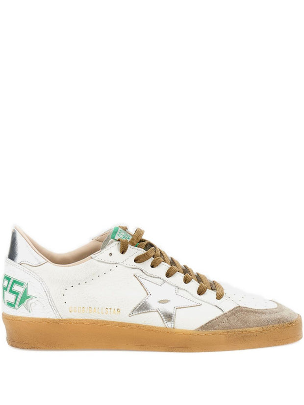 Golden Goose Ball Star Leather Sneakers White