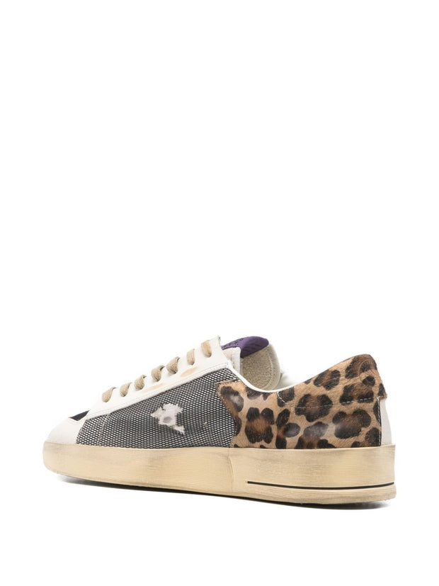 Golden Goose Stardan Leather Sneakers Brown
