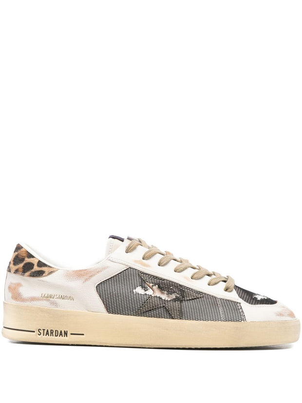 Golden Goose Stardan Leather Sneakers Brown