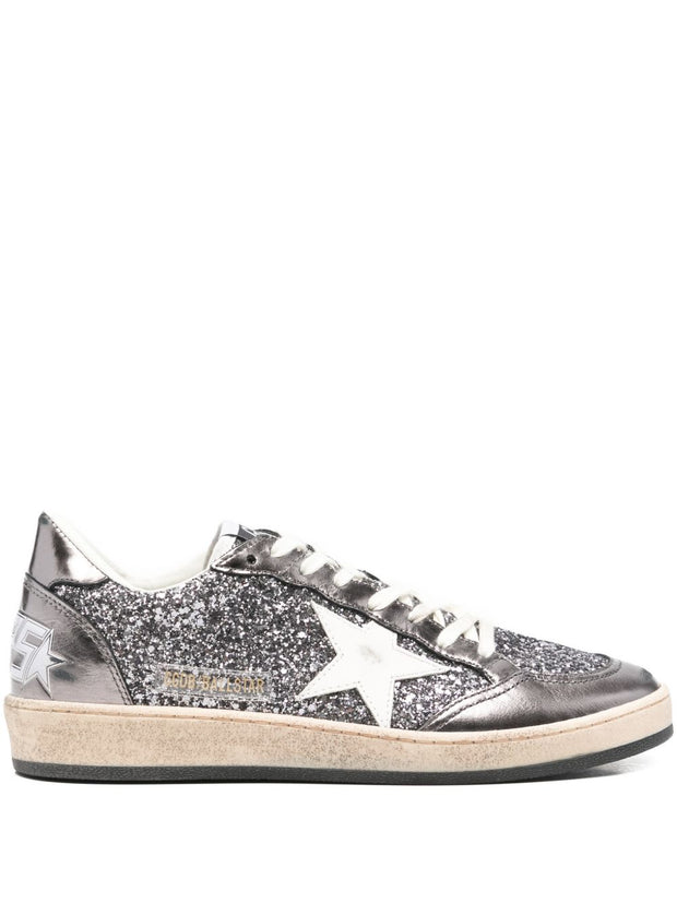 Golden Goose Ball Star Leather Sneakers Grey