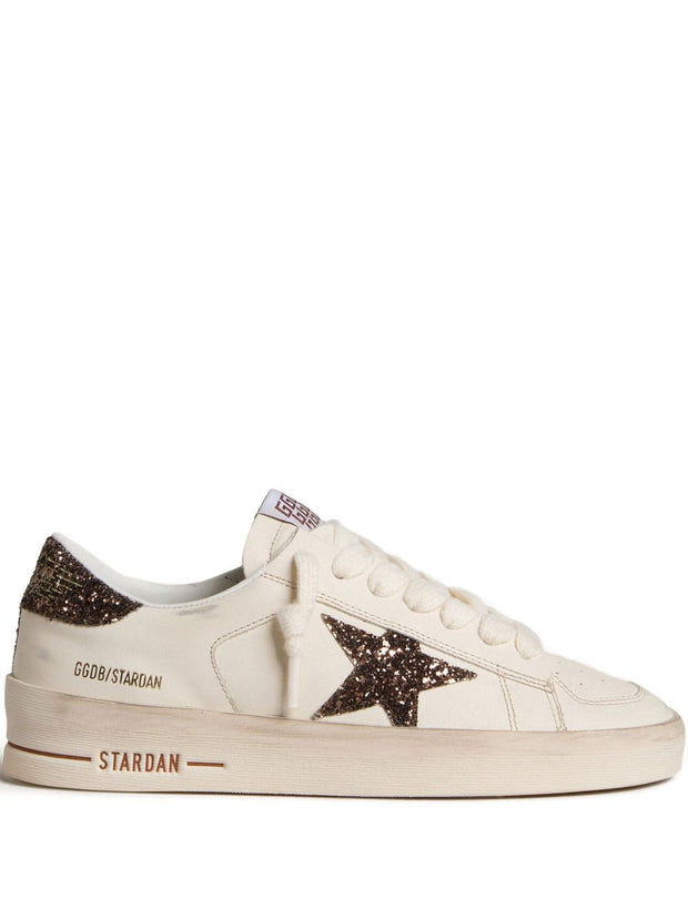 Golden Goose Stardan Leather Sneakers Brown
