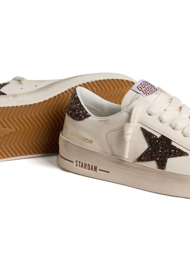 Golden Goose Stardan Leather Sneakers Brown